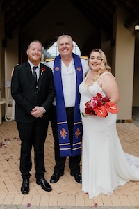 Wedding ceremony by Dr. Gerrit Rademeyer in Despatch