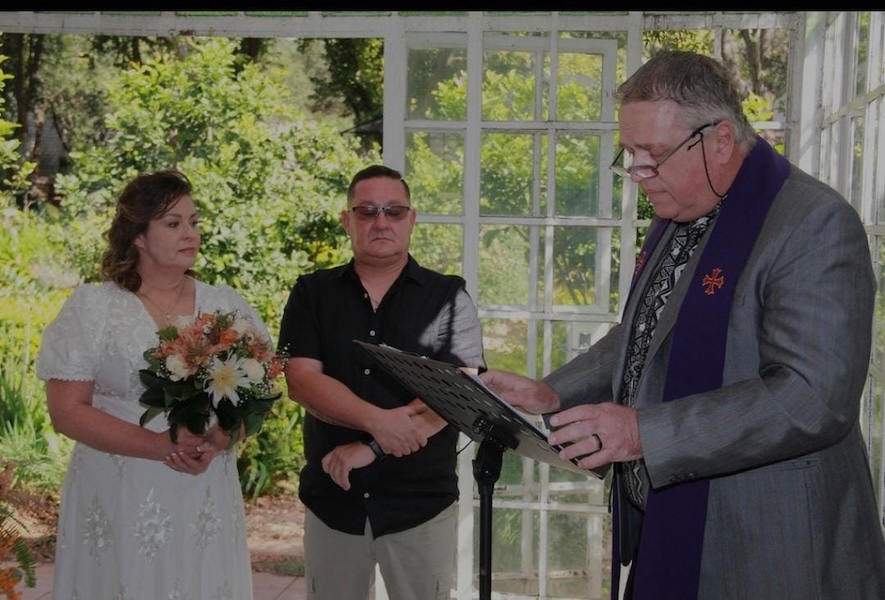 Wedding ceremony by Dr. Gerrit Rademeyer in Despatch