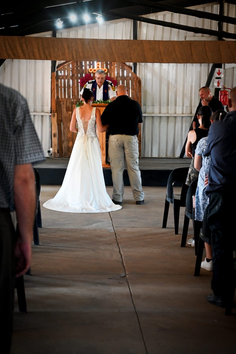 Wedding ceremony by Dr. Gerrit Rademeyer in Despatch