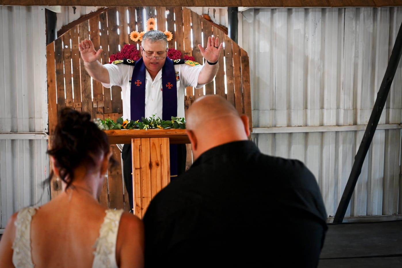 Wedding ceremony by Dr. Gerrit Rademeyer in Despatch